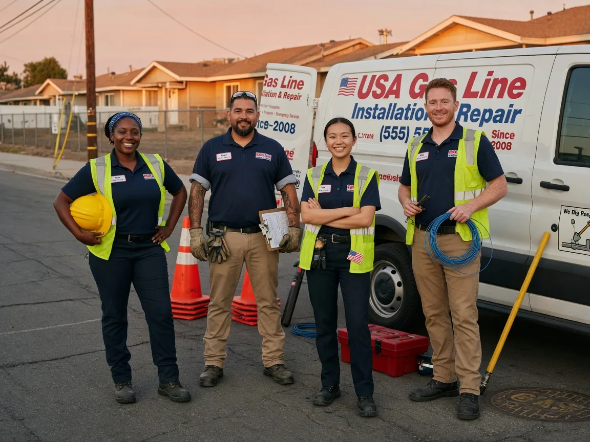 Gas Line Installation company in Gipsy, PA